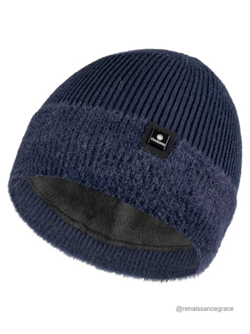 Warm Lined Knit Beanie Hat - Unisex Winter Skull Cap